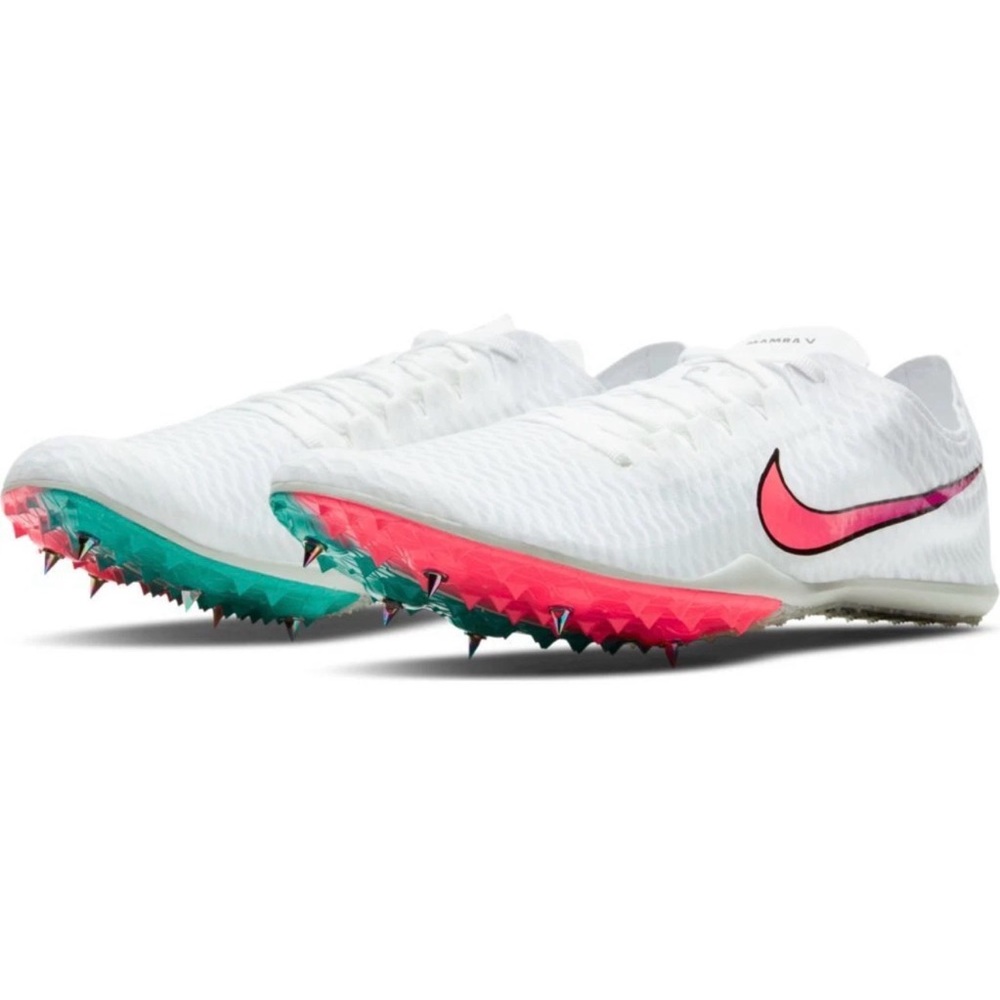 Nike Zoom Mamba 5 Track  Spikes  White Ombre Cleats AJ1697-100 Men’s